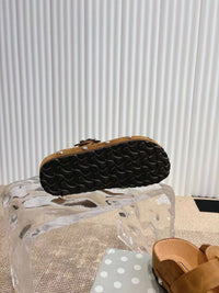Paris Chunky Suede Clogs