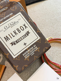Milk Bag Monogram Canvas