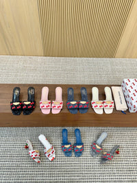 Cherry Lily Mules