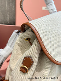 Canvas Leather Backpack