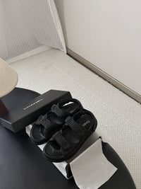 26S Tweed Sandals