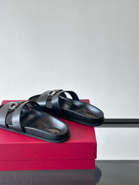 Garavani VLogo Calf Leather Slides