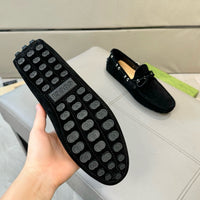 Suede Driver Loafers