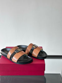 Garavani VLogo Calf Leather Slides