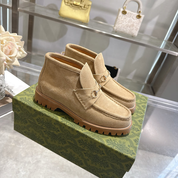 Horsebit Ankle Boots