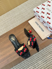Cherry Lily Mules