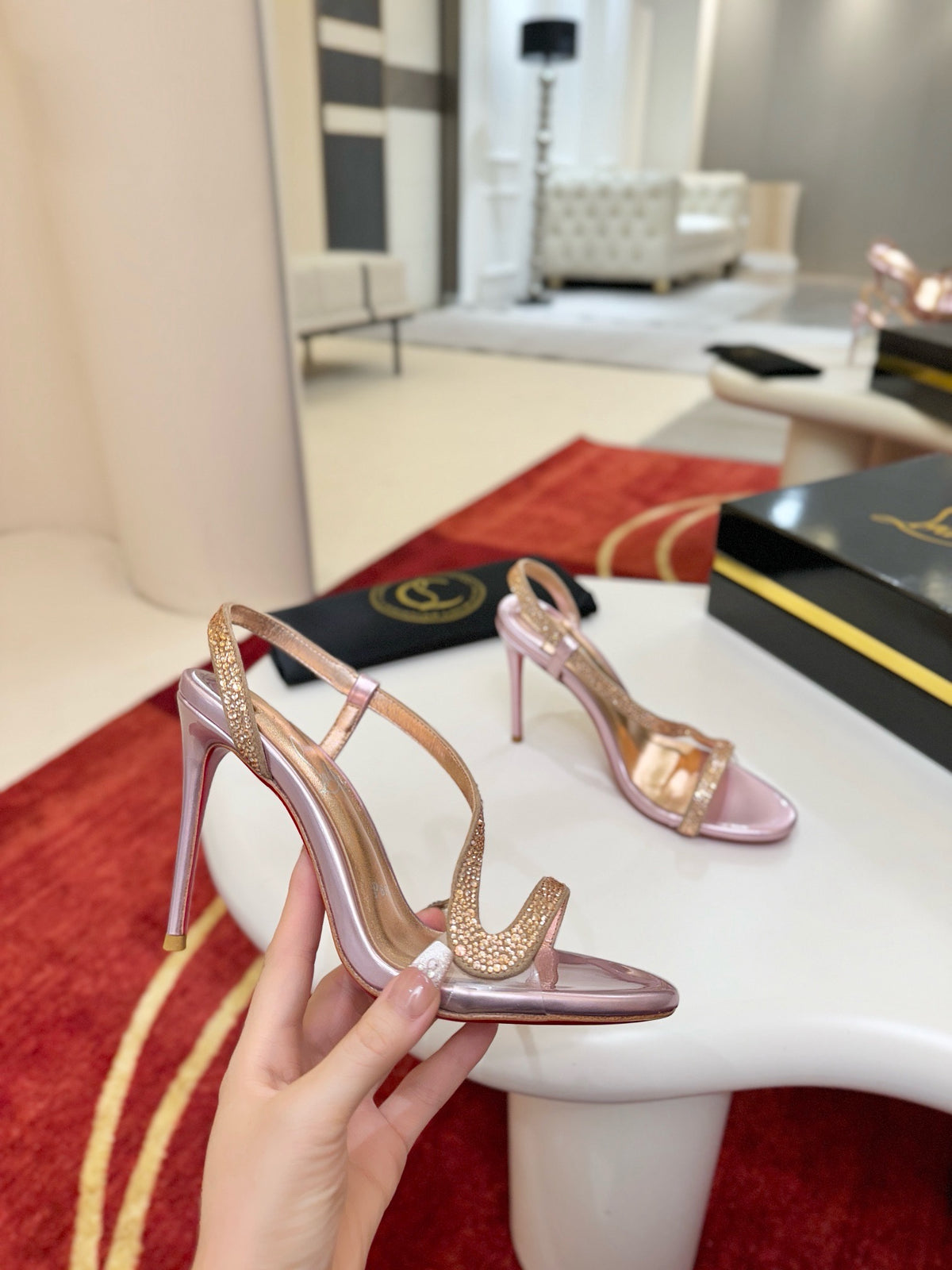 Rosalie Strass Sandals