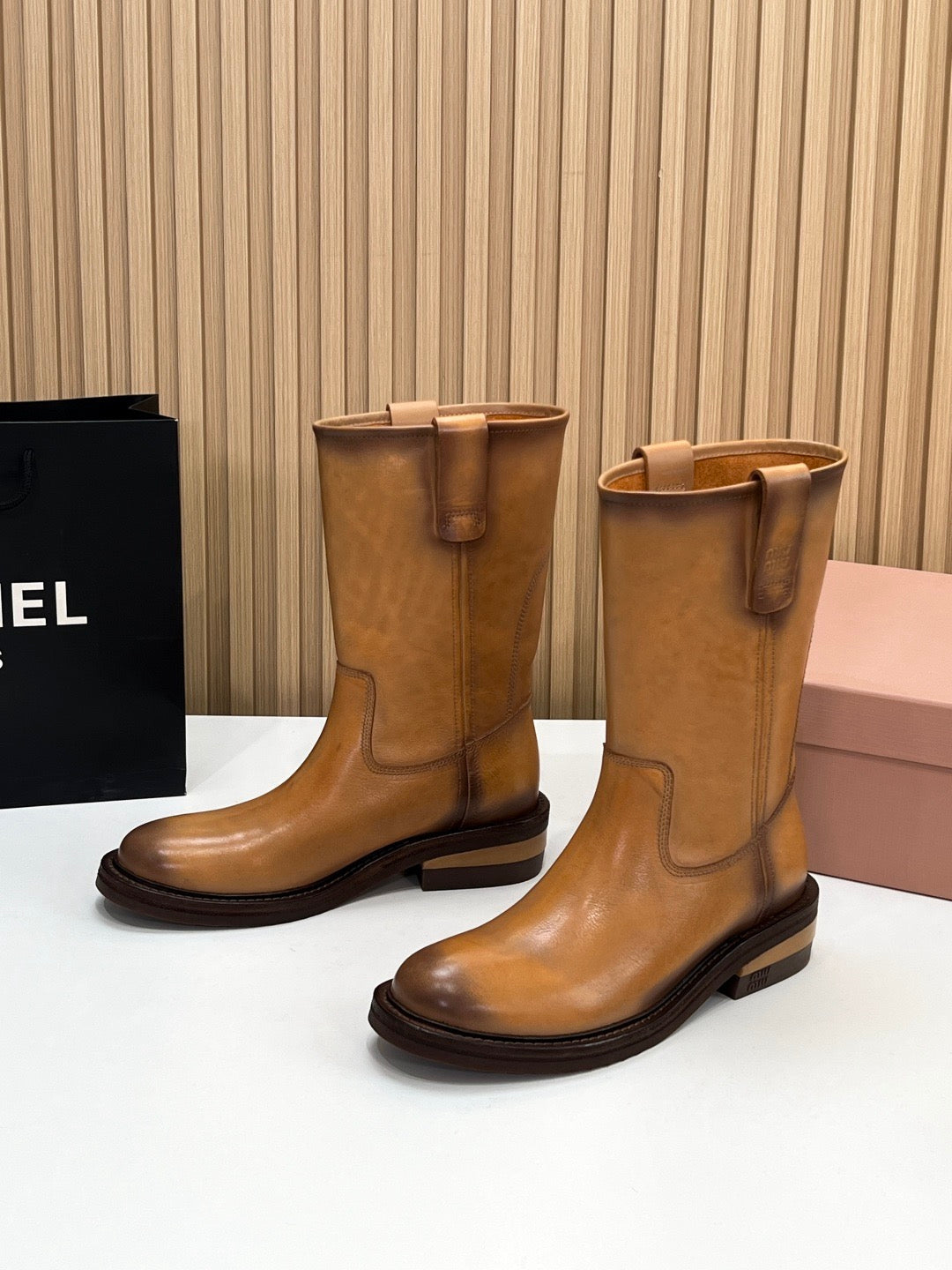 Foule Leather Booties