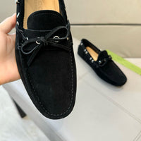 Suede Driver Loafers