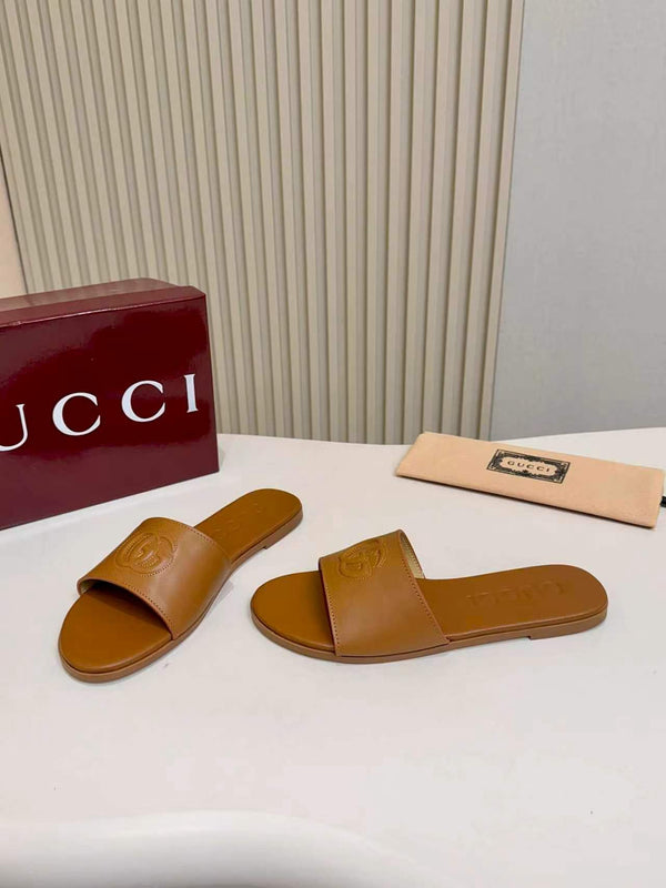 Interlocking Leather Sandals
