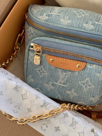 Mini Bumbag Sky Blue Denim