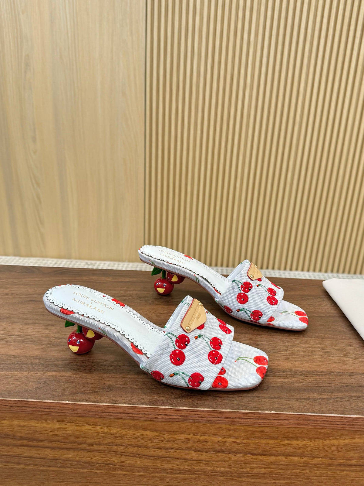 Cherry Lily Mules