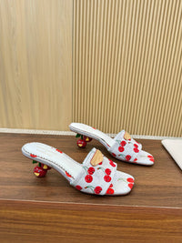 Cherry Lily Mules