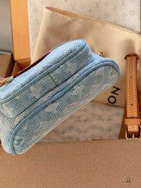 Mini Bumbag Sky Blue Denim