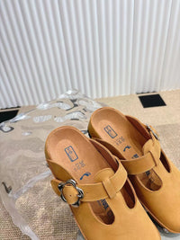 Paris Chunky Suede Clogs