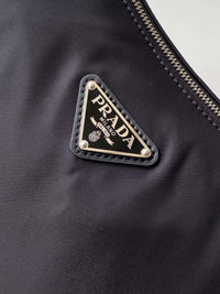 Explore Re-Nylon and Leather Shoulder Bag