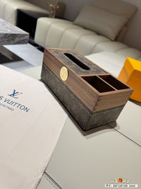 Wooden Tissue Box Organizer