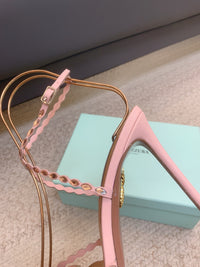 Tequila Embellished Leather Sandals