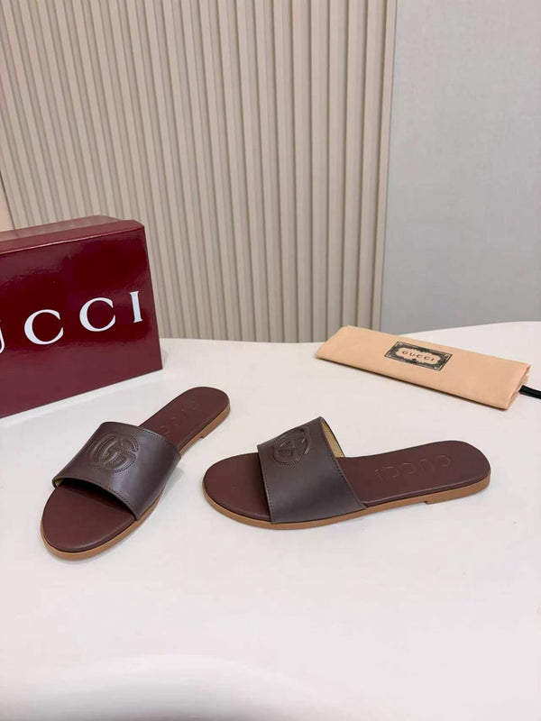 Interlocking Leather Sandals