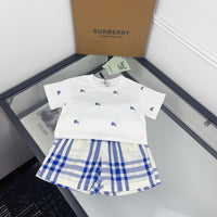 Check Shorts Set