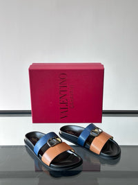 Garavani VLogo Calf Leather Slides