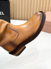 Foule Leather Booties