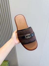 Monogram Slide Sandals