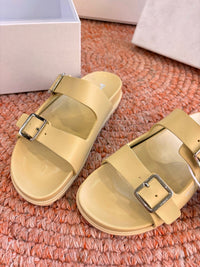 Leather Sliders