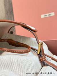 Canvas Leather Backpack