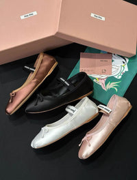 Satin Ballet Flats