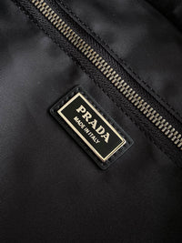 Explore Re-Nylon and Leather Shoulder Bag