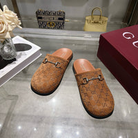 26S Horsebit Suede Mules