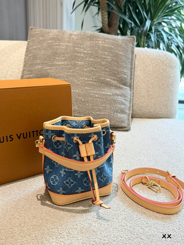 Nano Noé Monogram Denim