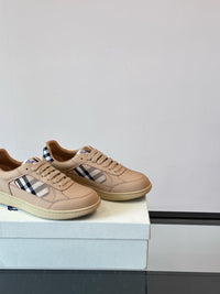 Terrace Leather Check Sneakers