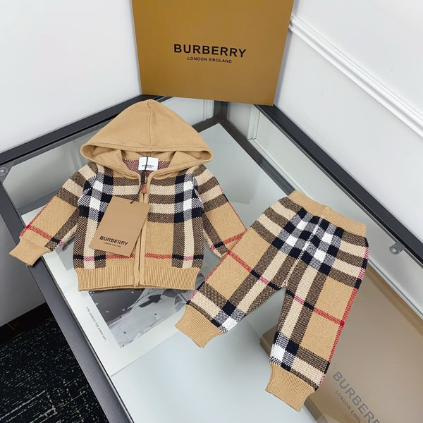 Check Hoodie Set