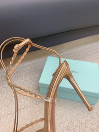 Tequila Embellished Leather Sandals