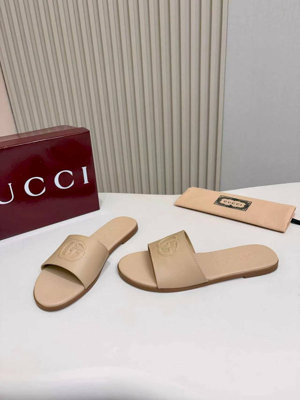 Interlocking Leather Sandals