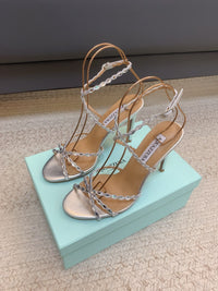Tequila Embellished Leather Sandals