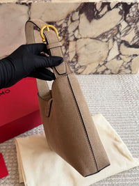 Trifolio Suede Shoulder Bag