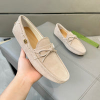 Suede Driver Loafers