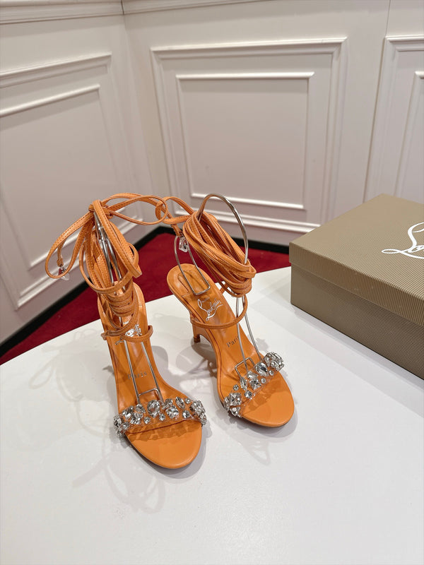 Fanny Jolly Embellished Leather Sandals