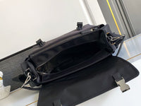 Explore Re-Nylon and Leather Shoulder Bag
