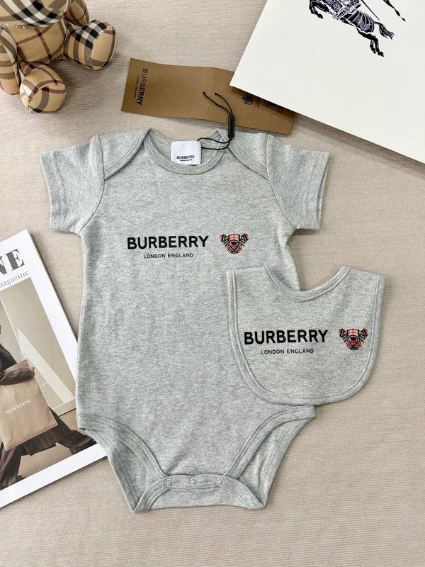 Bear Logo Bodysuit & Bib Set