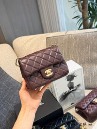 Mini Classic Flap Bag Lambskin
