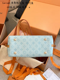Carryall PM Bag Ice Blue Monogram