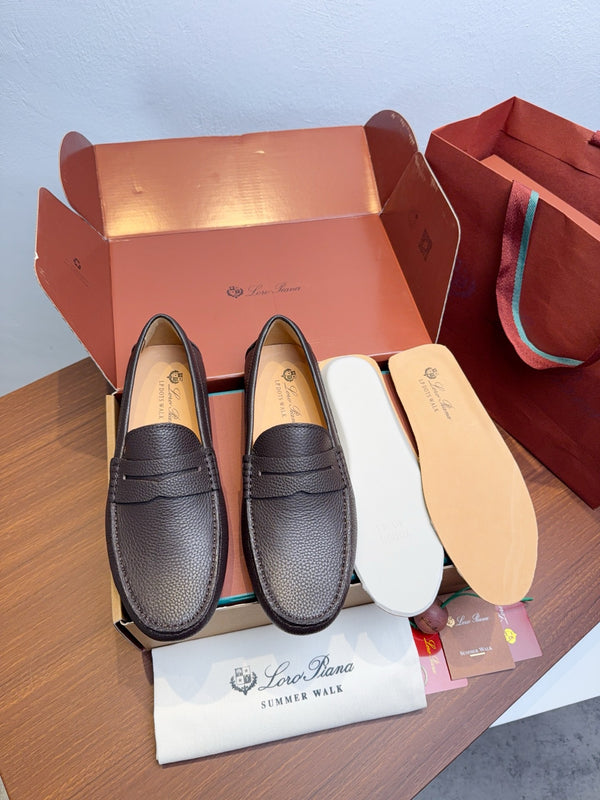 Leather Summer Walk Loafers