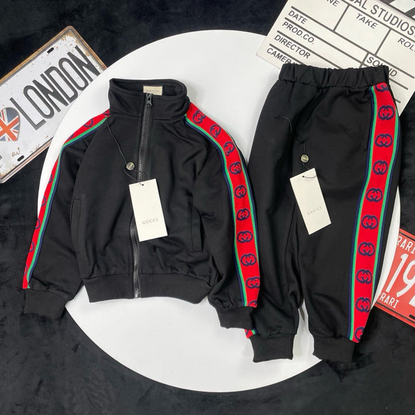 Web Stripe Track Jacket & Joggers Set