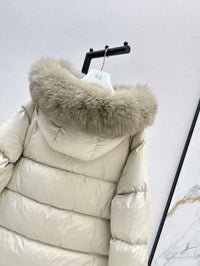 26S Laichefur Shearling-Trimmed Short Down Jacket