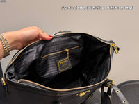 Tessuto Nylon and Saffiano Tote Bag