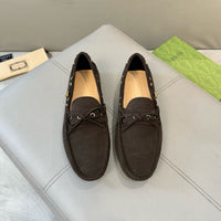 Suede Driver Loafers